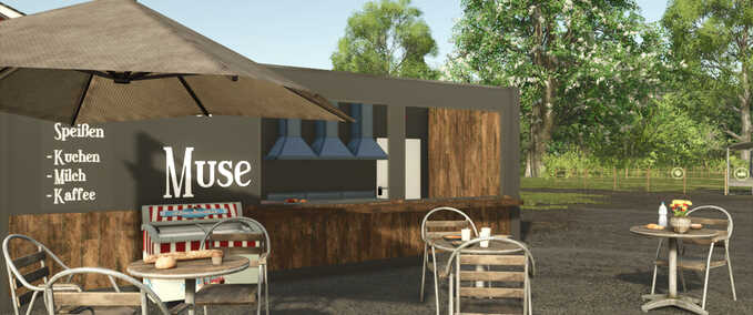 Selling Points Café Selling Station Farming Simulator mod