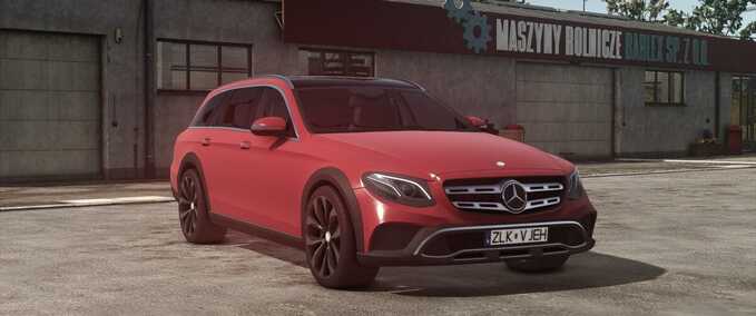 Cars Mercedes Benz E Class Farming Simulator mod