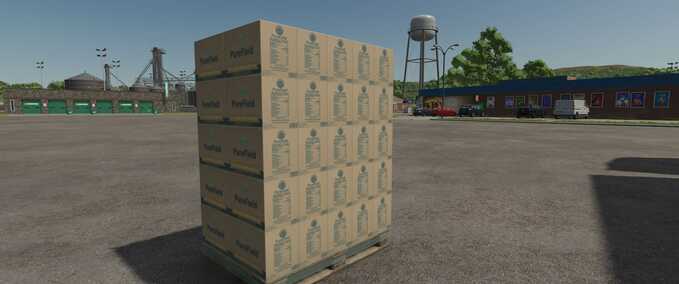 Prefab PureField Sonnenblumenölpalette Landwirtschafts Simulator mod
