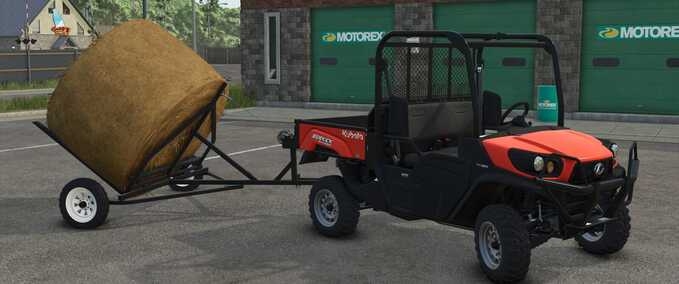 bale transport ATV Bale Lift Farming Simulator mod