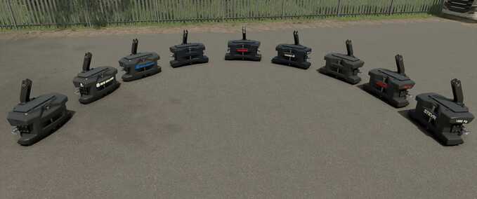 CNH 1000kg Gewicht Mod Image
