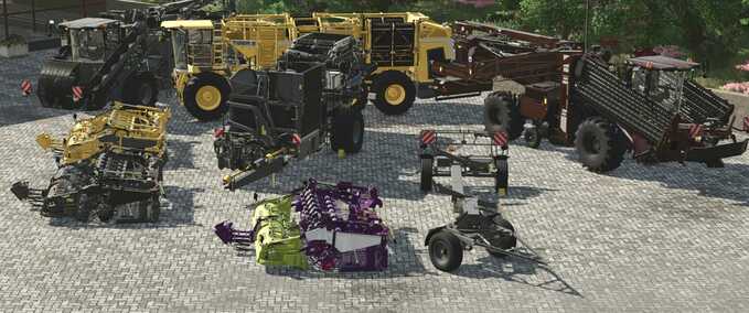Combines & Excavators Ropa Multicrop Pack Farming Simulator mod