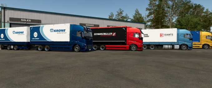 Trucks Volvo FH16 Tandem Farming Simulator mod