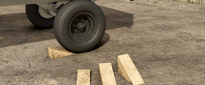 Objects Wooden Wheel Chocks Farming Simulator mod