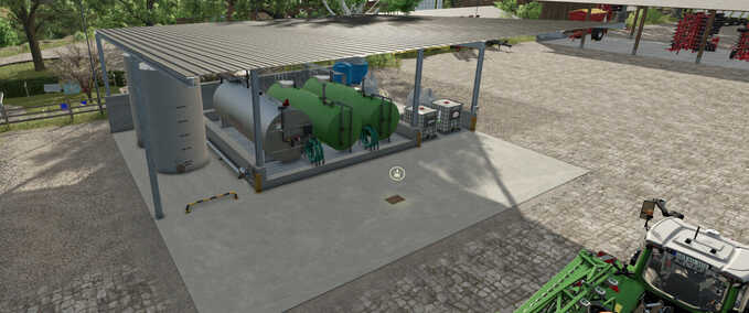 containers Liquid Station Farming Simulator mod