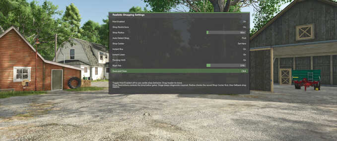 Scripts Realistic Shopping Farming Simulator mod