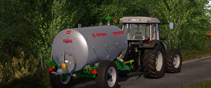 manure spreader Sipma WA 600 Delfin Farming Simulator mod