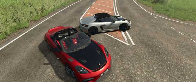Cars Porsche Cayman GT4 RS Farming Simulator mod