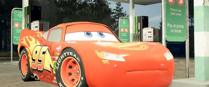 PKWs Lightning McQueen Landwirtschafts Simulator mod