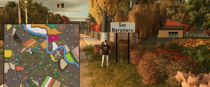 Maps Bărăitaru Dorf Landwirtschafts Simulator mod