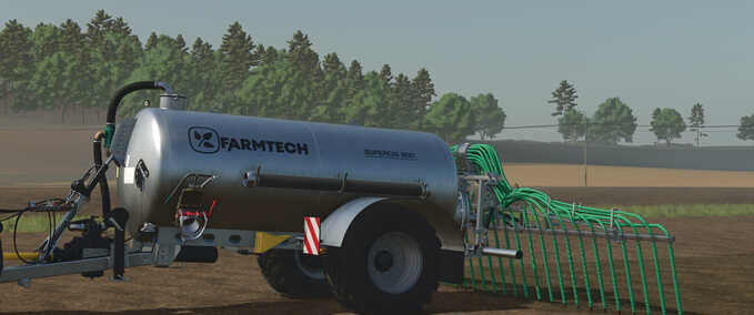Güllefässer Farmtech Supercis 800 Schleppschlauch Landwirtschafts Simulator mod