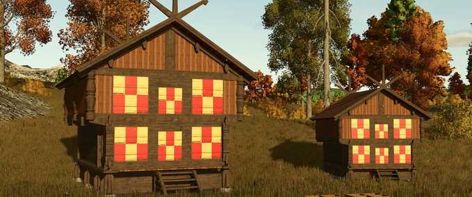 Animals Wooden Beehive Farming Simulator mod