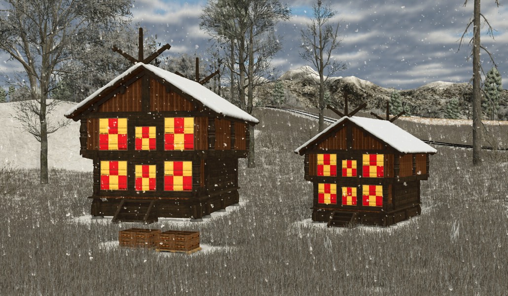 Wooden Beehive - Thumbnail 1
