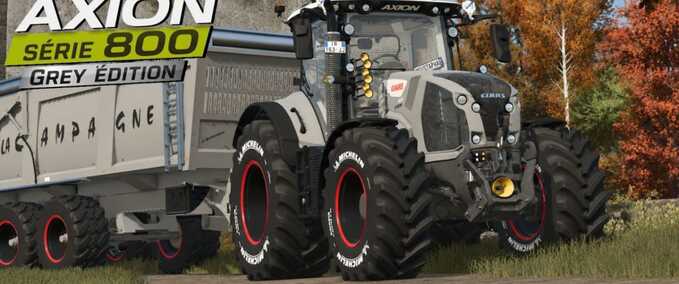 Claas Claas Axion 800 Serie Grey Edition Landwirtschafts Simulator mod