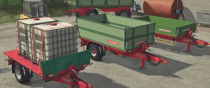 Trailers 3-Sided Tipper Crossplay Farming Simulator mod