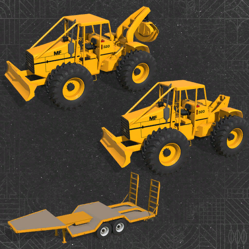 Skidder MF320 - Thumbnail 1