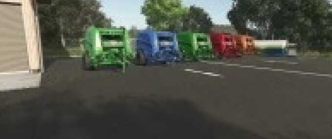 Balers John Deere Round Baler Multicolor Farming Simulator mod