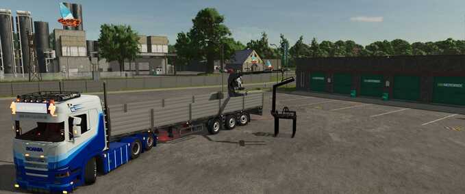 Stenen Trailer with Crane Mod Image
