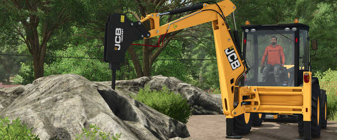 Other Implements JCB HM049T Hydraulic Breaker Farming Simulator mod