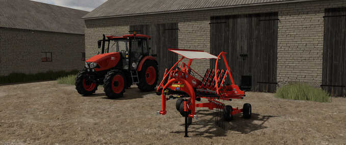 Tedders Kuhn GA4431 Windrower Farming Simulator mod