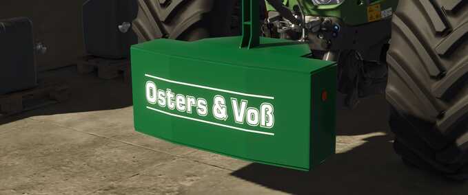 weights 1800KG Weight Osters & Voß Farming Simulator mod