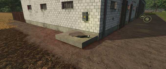 Tierställe Scheune mit kleinem einfachen Schweinestall Landwirtschafts Simulator mod