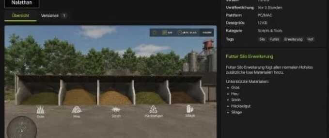 Silos Forage Silo Extension Farming Simulator mod