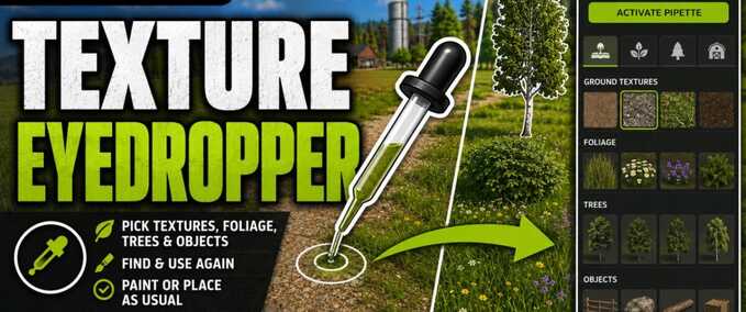 Scripts Texture Eyedropper Farming Simulator mod