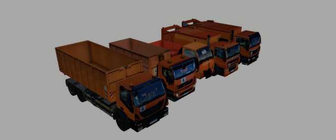 Prefab Straßeninstandhaltungspaket mit Müllabfuhr Landwirtschafts Simulator mod