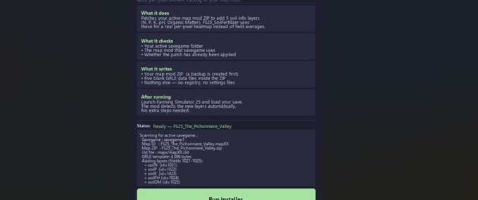 Addons Dichte-Schicht-Installer Landwirtschafts Simulator mod