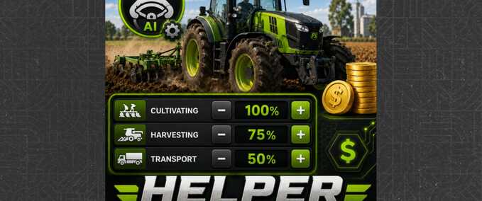 Scripts Assistant Control Farming Simulator mod