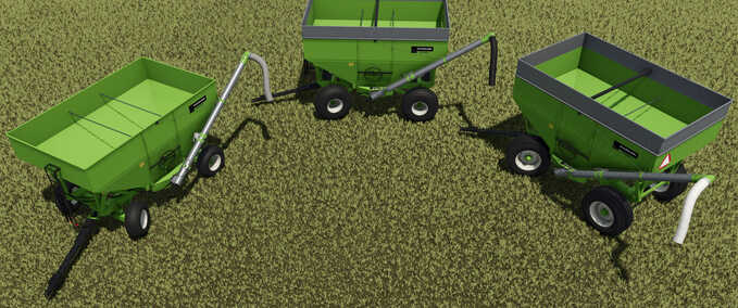 Overloader Parker 1400 Auger System with 2500 Gravity Wagon Farming Simulator mod
