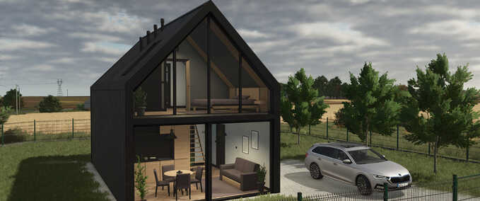 Placeable Objects Prefabricated House Farming Simulator mod