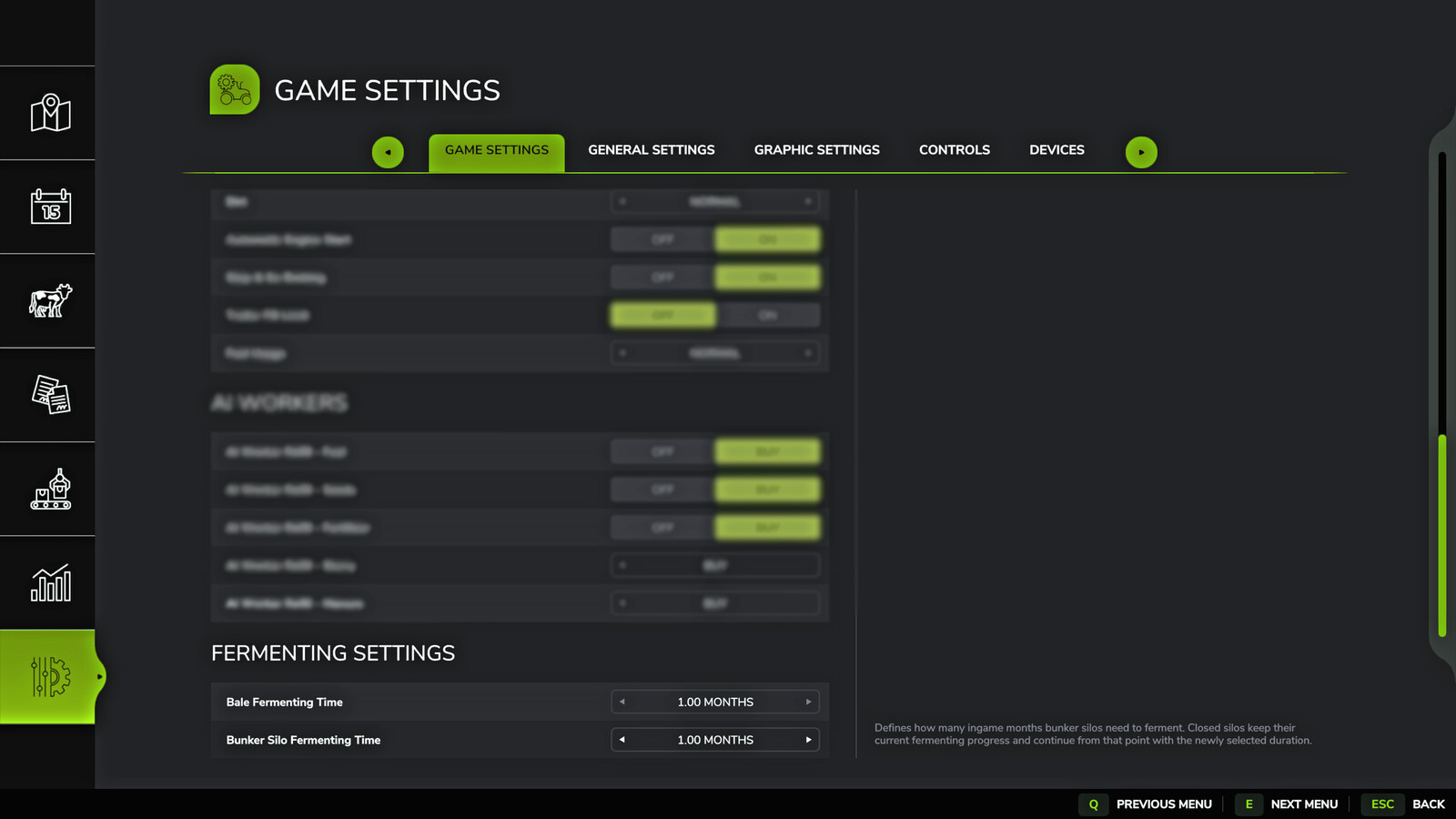 Silage Fermentation Settings - Thumbnail 1