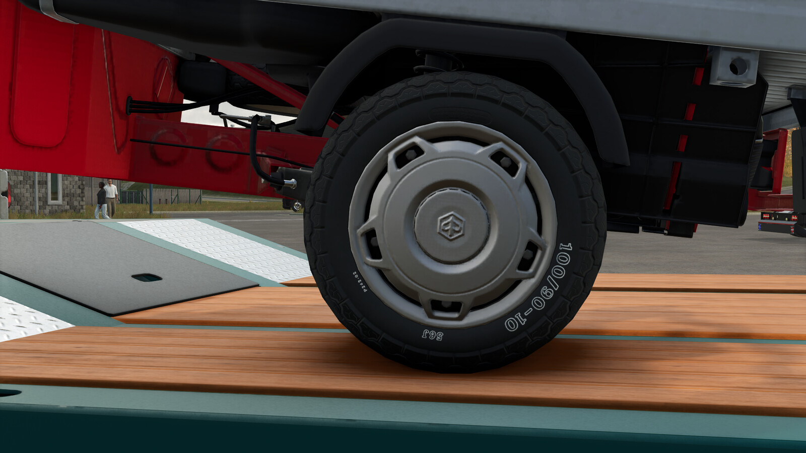 Piaggio Ape Tires with White Letters - Thumbnail 1