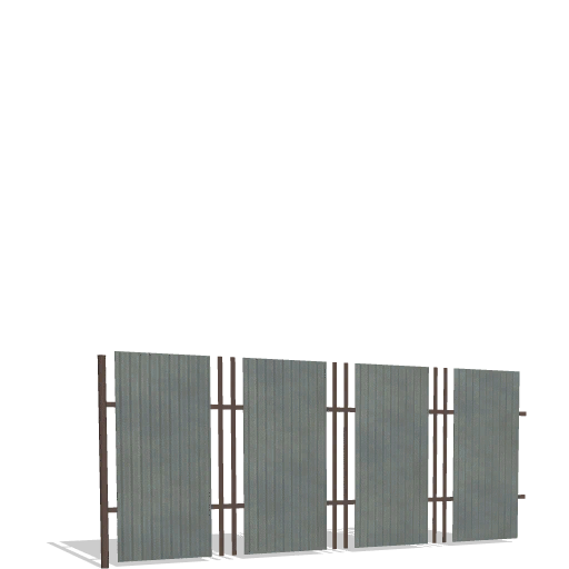Corrugated Iron Fence - Thumbnail 1