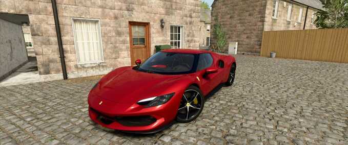 Cars Ferrari 296 GTB Farming Simulator mod