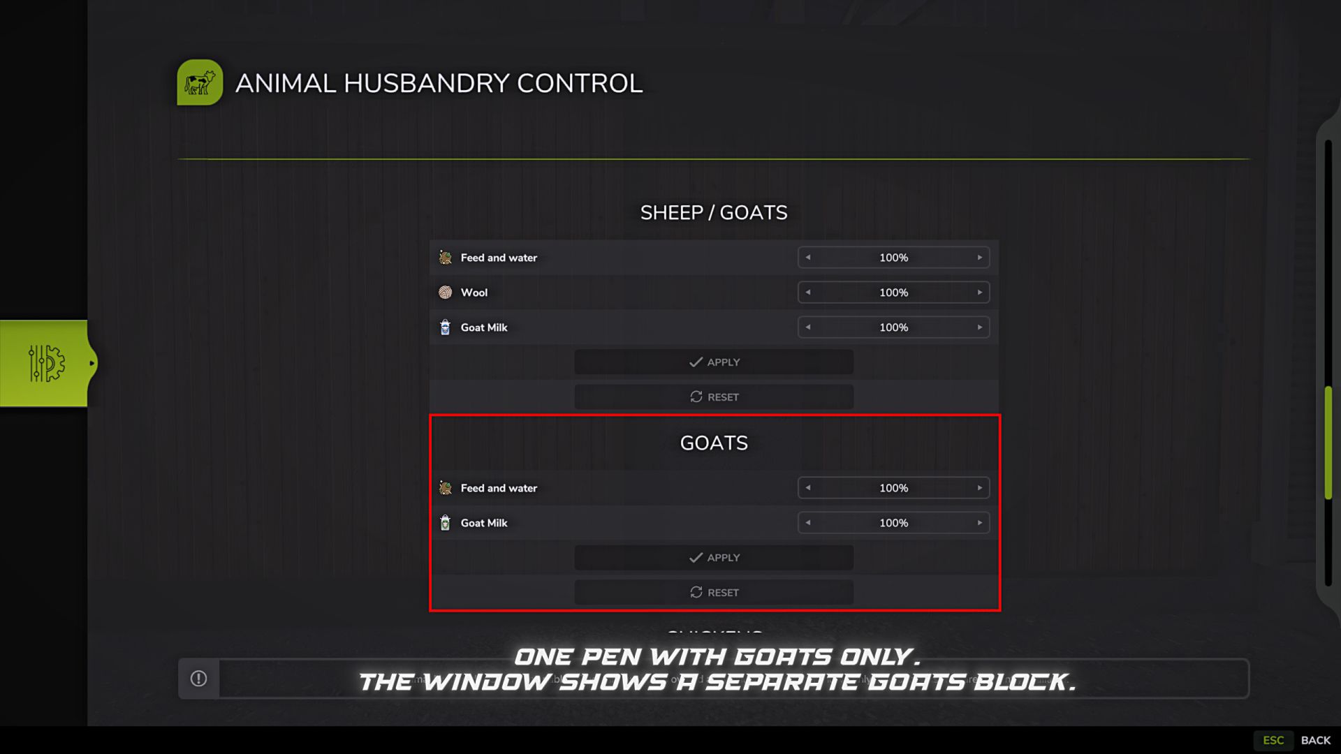 Animal Husbandry Control - Thumbnail 1