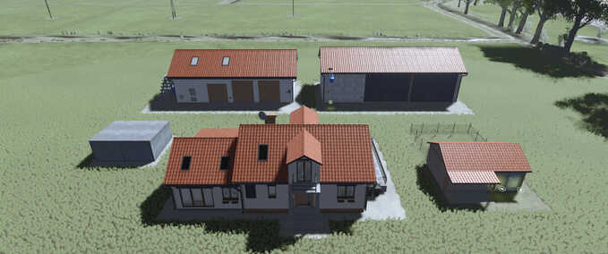Buildings with Functions Medium Farm Package Farming Simulator mod
