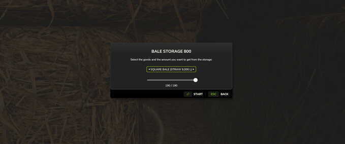 Placeable Objects Automatic Bale Storage Farming Simulator mod