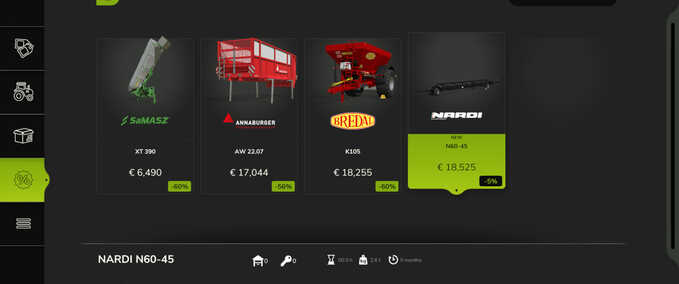 Gameplay Shop Special Offers Farming Simulator mod