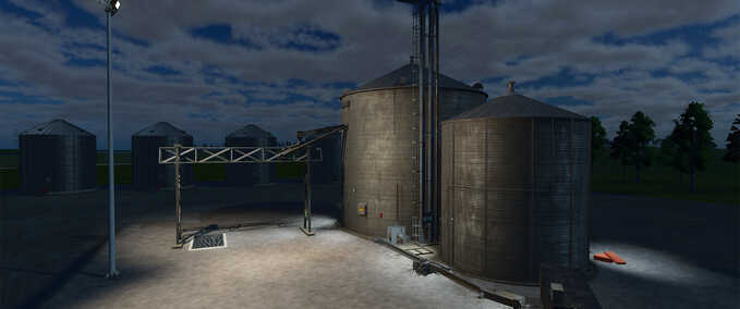 Fabriken Logistikpunkt Silo Landwirtschafts Simulator mod