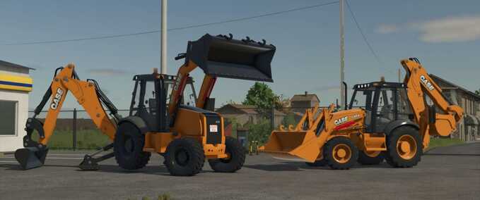 Other manufactors Case 580N & 580 Super N Backhoes Farming Simulator mod