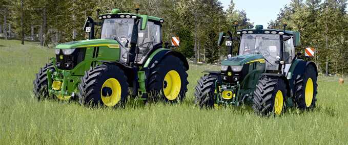 John Deere John Deere 6R Pack SLM Farming Simulator mod