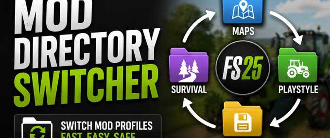 Tools Modifikationsverzeichnis-Umschalter Landwirtschafts Simulator mod