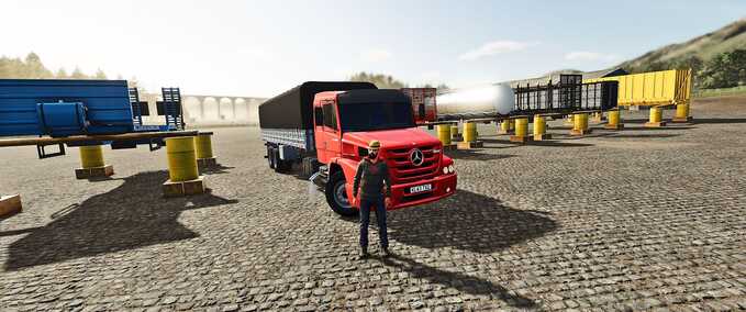 Trucks Mercedes Benz ATRON Farming Simulator mod