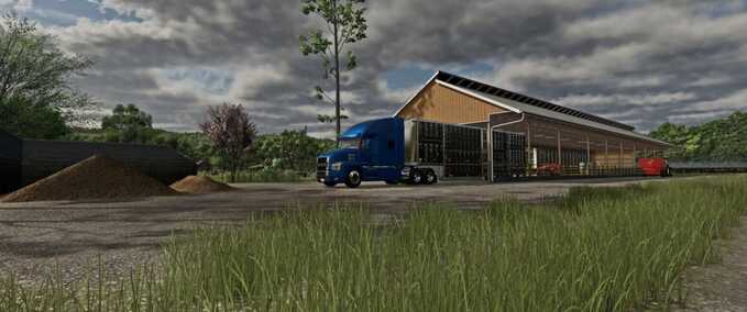 Animal Pens Monoslope Cow Barn Farming Simulator mod