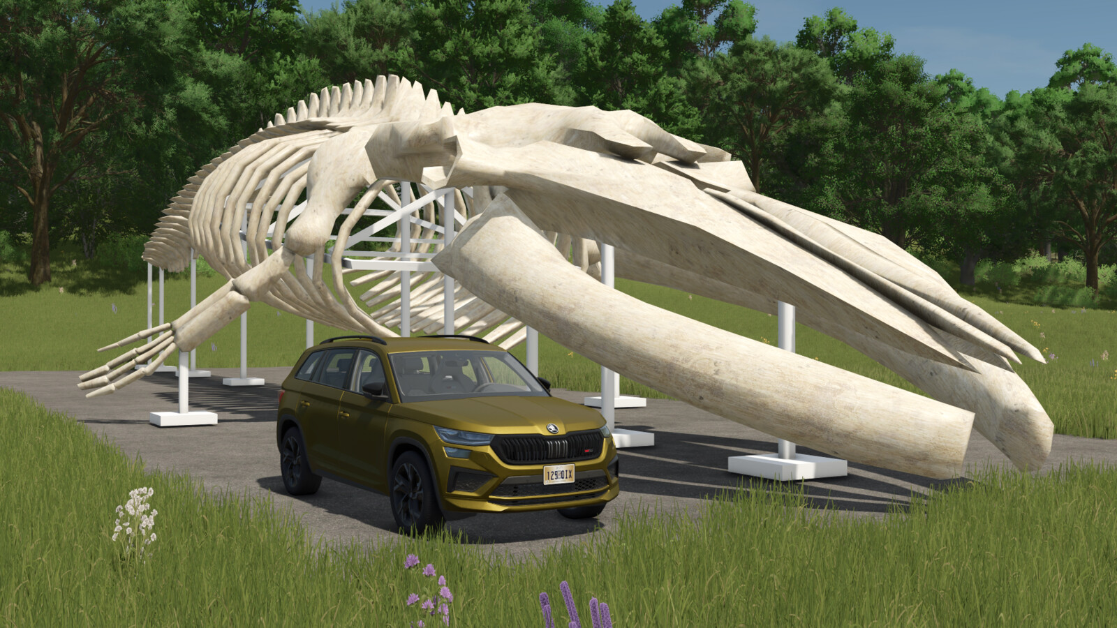 Whale Skeleton Sculpture - Thumbnail 1