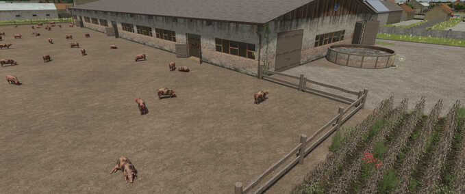 Animal Pens XXL Pig Barn Farming Simulator mod