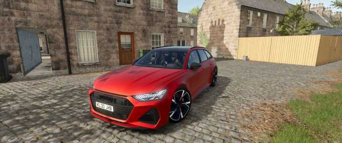 Cars Audi RS6 Avant 2020 Farming Simulator mod